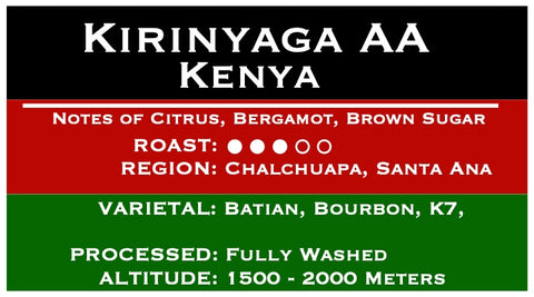 Kenya Kirinyaga AA