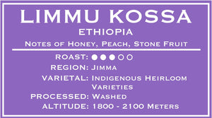 Ethiopia - Limmu Kossa